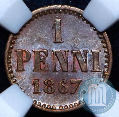 Picture 1 penni 1867 year  