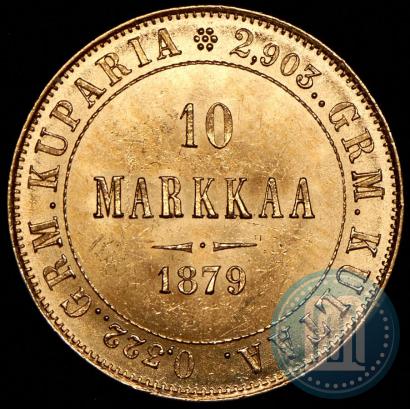 Picture 10 markkaa 1879 year S 