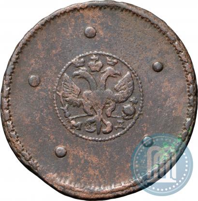 Picture 5 kopecks 1725 year МД 
