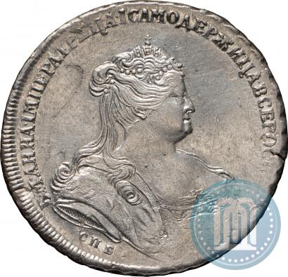 Picture 1 rouble 1738 year СПБ "Petersburg type"