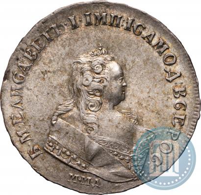 Picture 1 rouble 1743 year ММД 