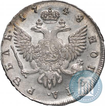 Picture 1 rouble 1748 year СПБ 