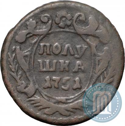 Фото Полушка 1751 года  