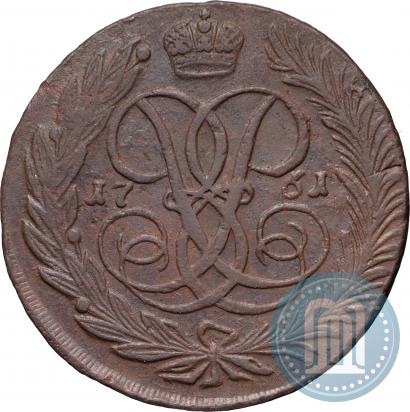 Picture 5 kopecks 1761 year  
