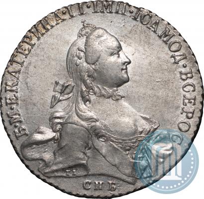 Picture 1 rouble 1763 year СПБ-ЯI 