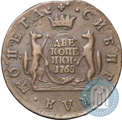 Picture 2 kopecks 1768 year КМ 
