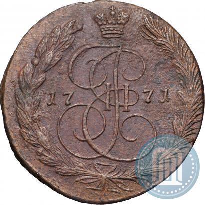 Picture 5 kopecks 1771 year ЕМ 