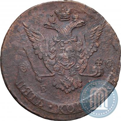 Picture 5 kopecks 1771 year ЕМ 