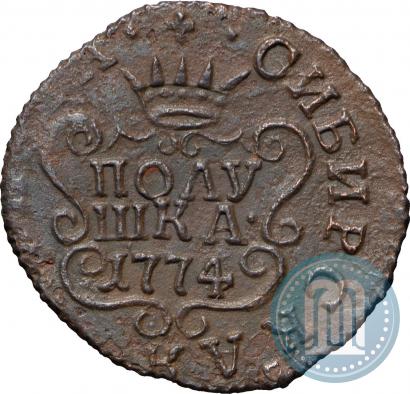 Фото Полушка 1774 года КМ 