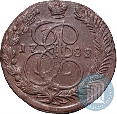 Picture 5 kopecks 1788 year ЕМ 