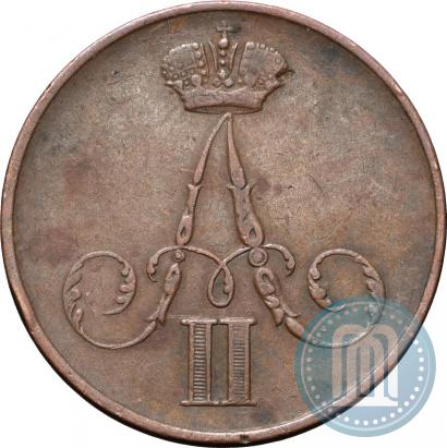 Picture 1 kopeck 1856 year ВМ 