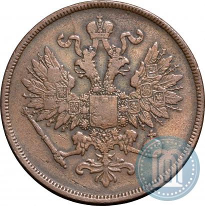 Фото 2 копейки 1861 года ВМ 