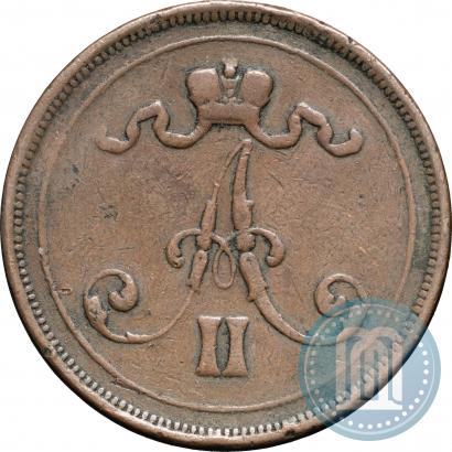 Picture 10 pennia 1876 year  