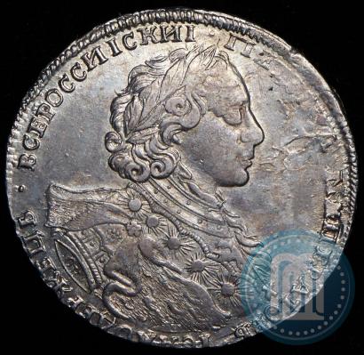 Picture 1 rouble 1723 year OK "Portrait with ermine mantle"