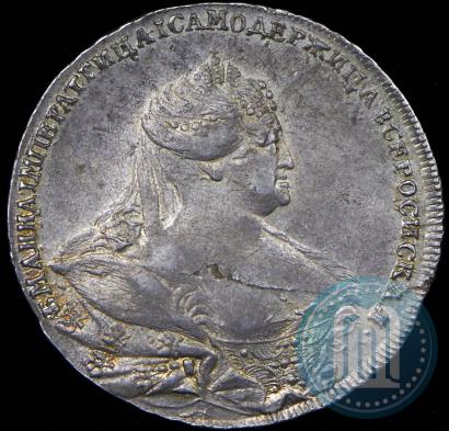 Picture 1 rouble 1737 year  "Moscow type"