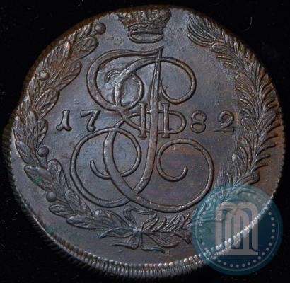 Фото 5 копеек 1782 года КМ 