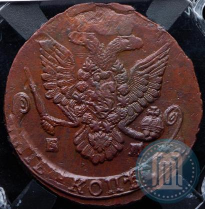 Picture 5 kopecks 1786 year ЕМ 