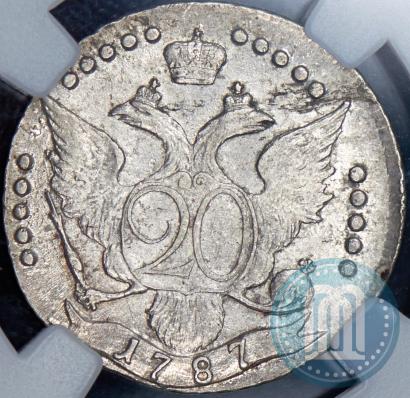 Фото 20 копеек 1787 года СПБ 