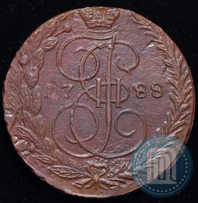 Picture 5 kopecks 1788 year ЕМ 