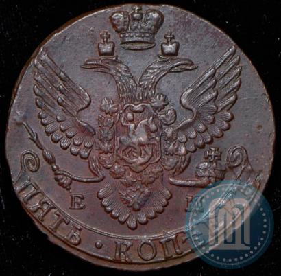 Фото 5 копеек 1791 года ЕМ 