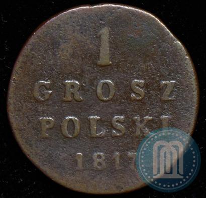 Фото 1 грош 1817 года IB 