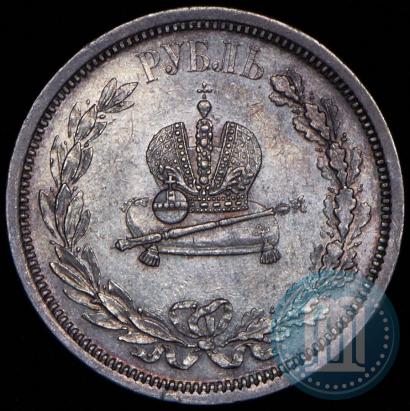 Picture 1 rouble 1883 year ЛШ "On the Coronation of Emperor Alexander III"