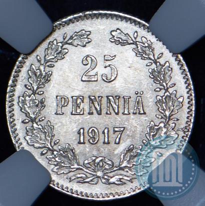 Picture 25 pennia 1917 year S 