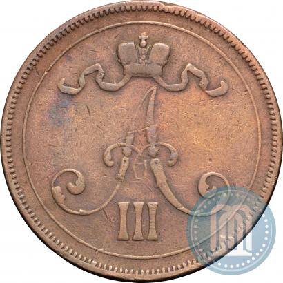 Picture 10 pennia 1889 year  