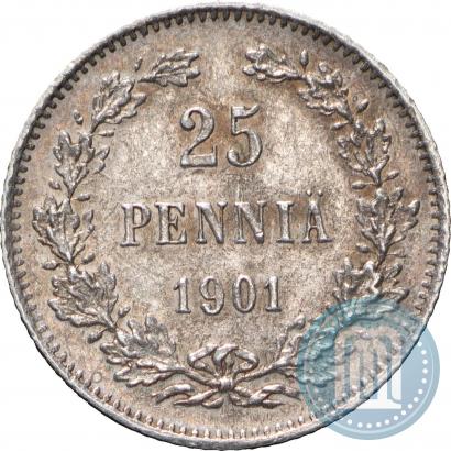 Picture 25 pennia 1901 year L 