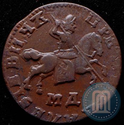 Picture 1 kopeck 1711 year МД 