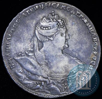 Фото 1 рубль 1738 года  "Московский тип"