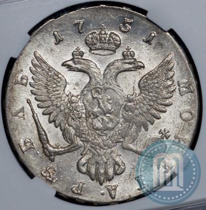 Picture 1 rouble 1751 year ММД 