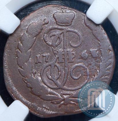 Фото 1 копейка 1764 года ММ 
