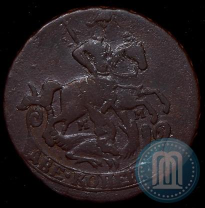 Фото 2 копейки 1765 года ММ 