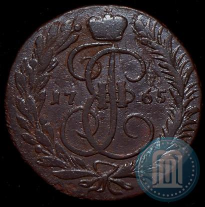 Фото 2 копейки 1765 года ММ 