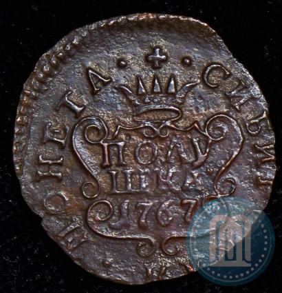 Фото Полушка 1767 года КМ 
