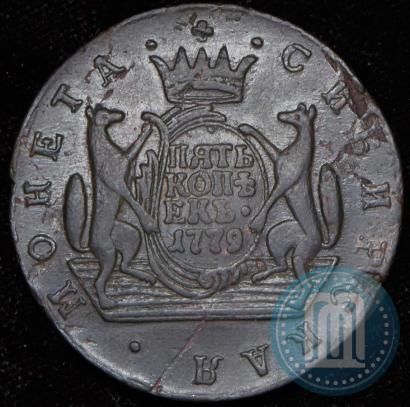 Picture 5 kopecks 1779 year КМ 