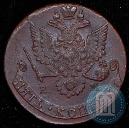 Picture 5 kopecks 1780 year ЕМ 