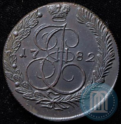 Фото 5 копеек 1782 года КМ 