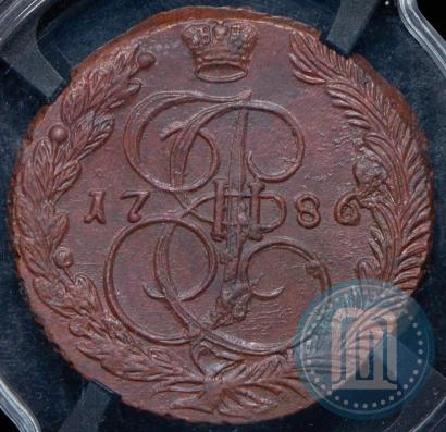Фото 5 копеек 1786 года ЕМ 