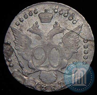 Фото 20 копеек 1787 года СПБ 
