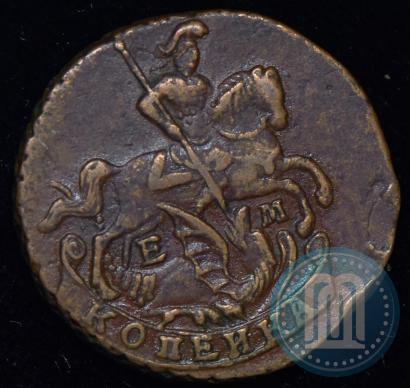 Picture 1 kopeck 1795 year ЕМ 