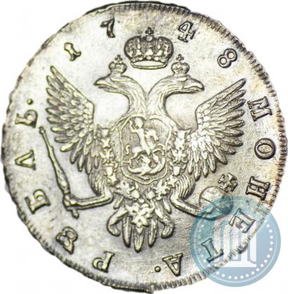 Picture 1 rouble 1748 year СПБ 