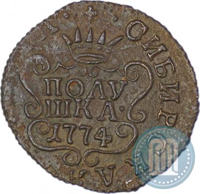 Фото Полушка 1774 года КМ 