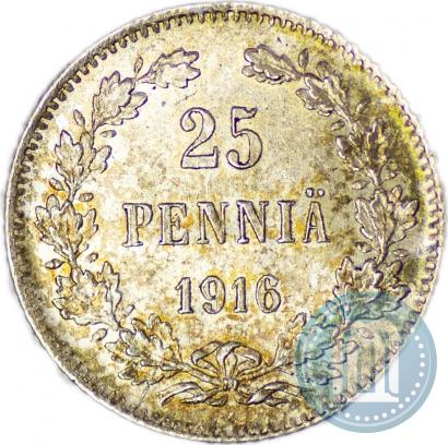 Фото 25 пенни 1916 года S 