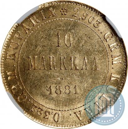 Фото 10 марок 1881 года S 