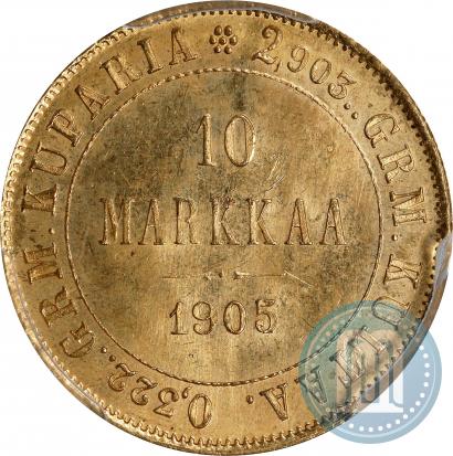 Picture 10 markkaa 1905 year L 