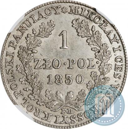 Picture 1 złoty 1830 year FH 