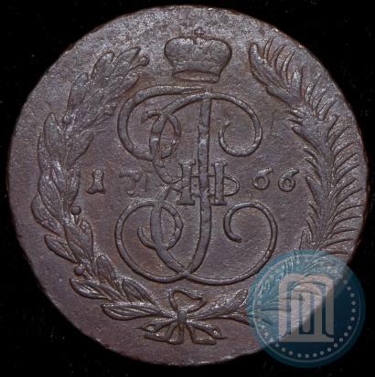 Picture 5 kopecks 1766 year ММ 