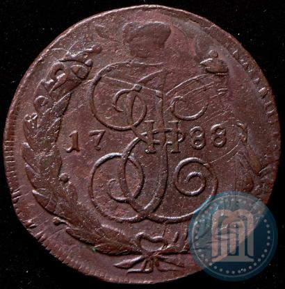 Фото 5 копеек 1788 года ММ 